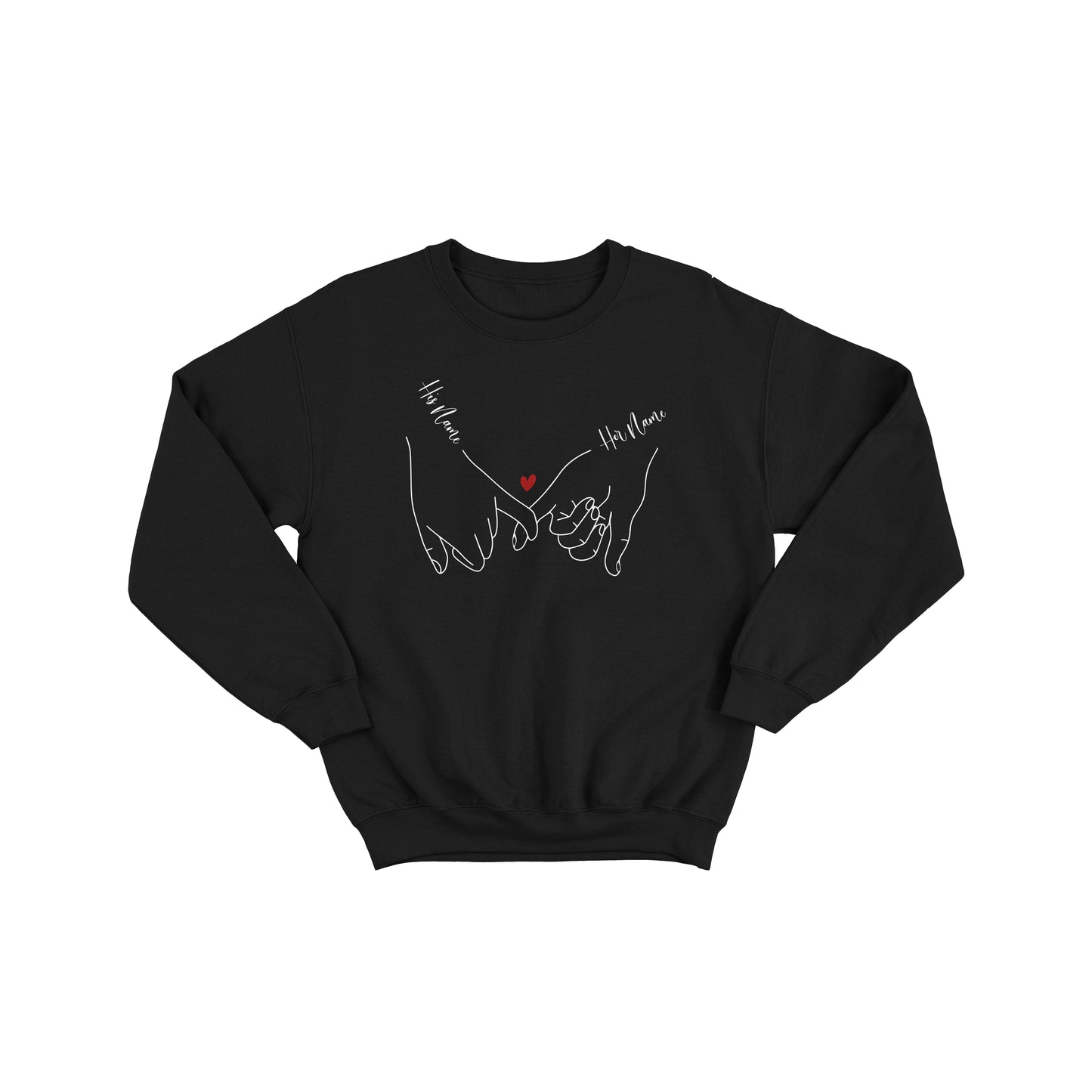 Personalised Valentine's Day Jumper - Romantic Love Pullover for Him and Her