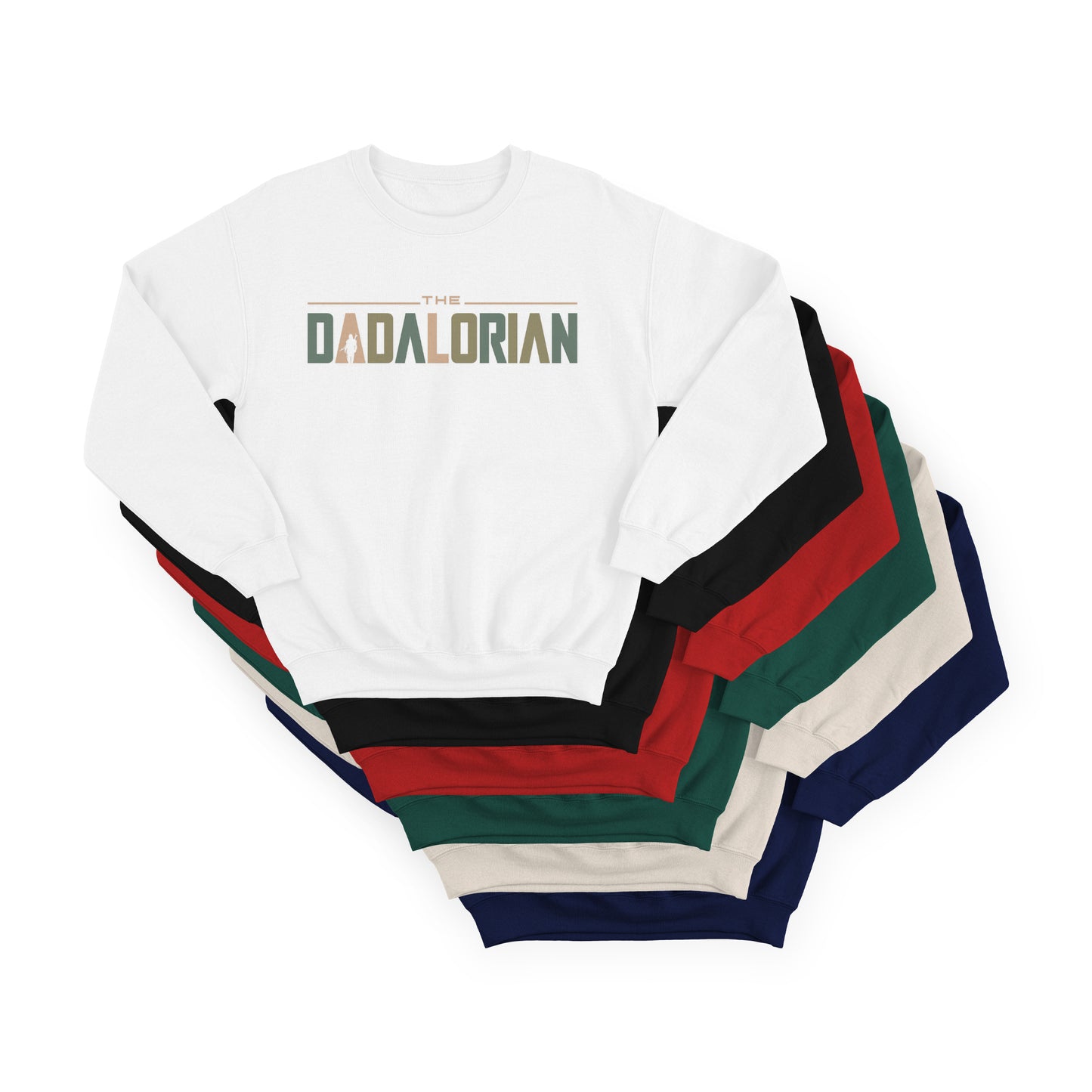 The Dadalorian Sweatshirt – Star Wars Inspired Dad Jumper – Mandalorian Style Pullover