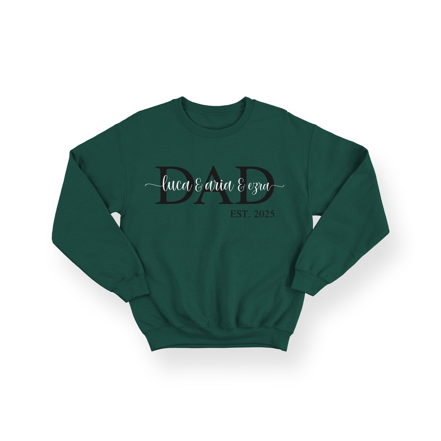 Personalised DAD EST. Sweatshirt – Established Dad Monogram