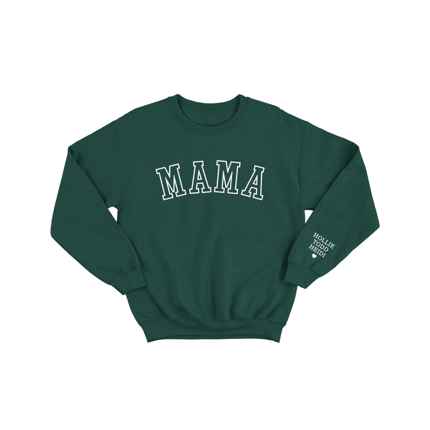 Old School Mama Jumper – Personalised Sleeve with Kids’ Names