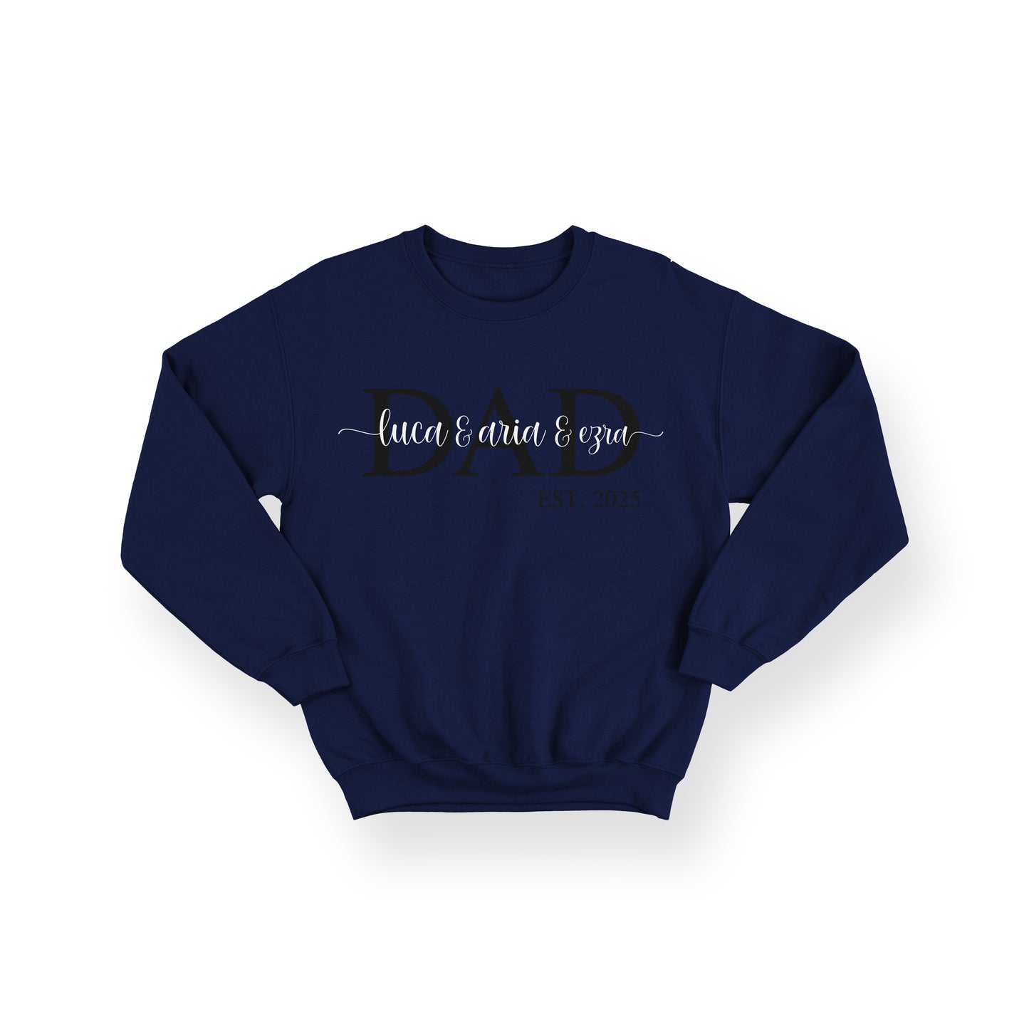Personalised DAD EST. Sweatshirt – Established Dad Monogram