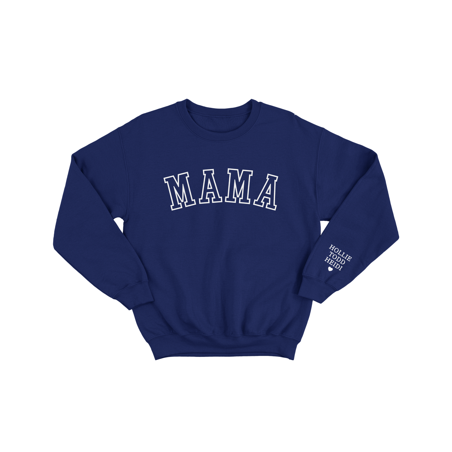 Old School Mama Jumper – Personalised Sleeve with Kids’ Names