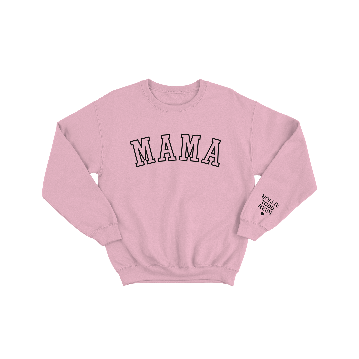 Old School Mama Jumper – Personalised Sleeve with Kids’ Names