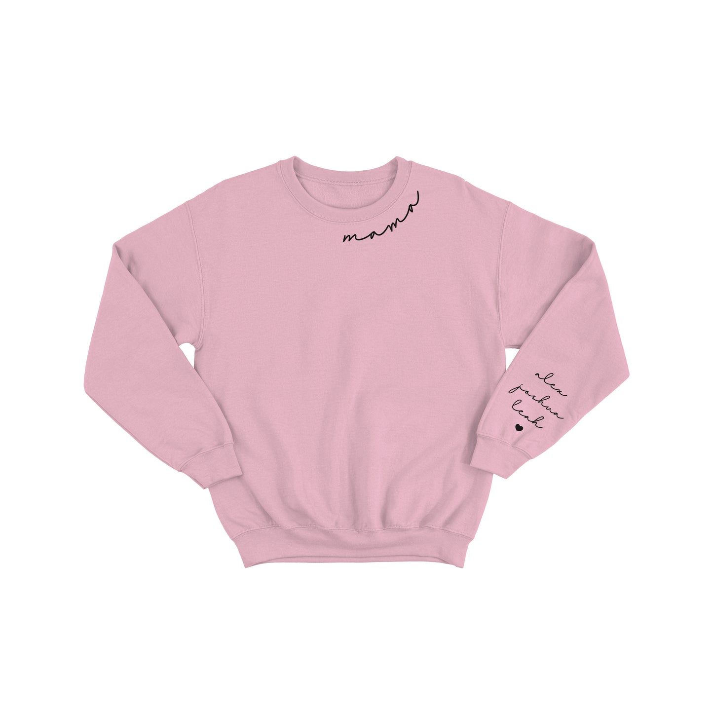 Mama Sweatshirt with Kids’ Names on Sleeve