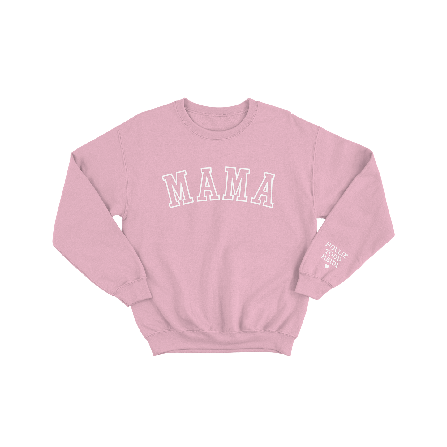 Old School Mama Jumper – Personalised Sleeve with Kids’ Names