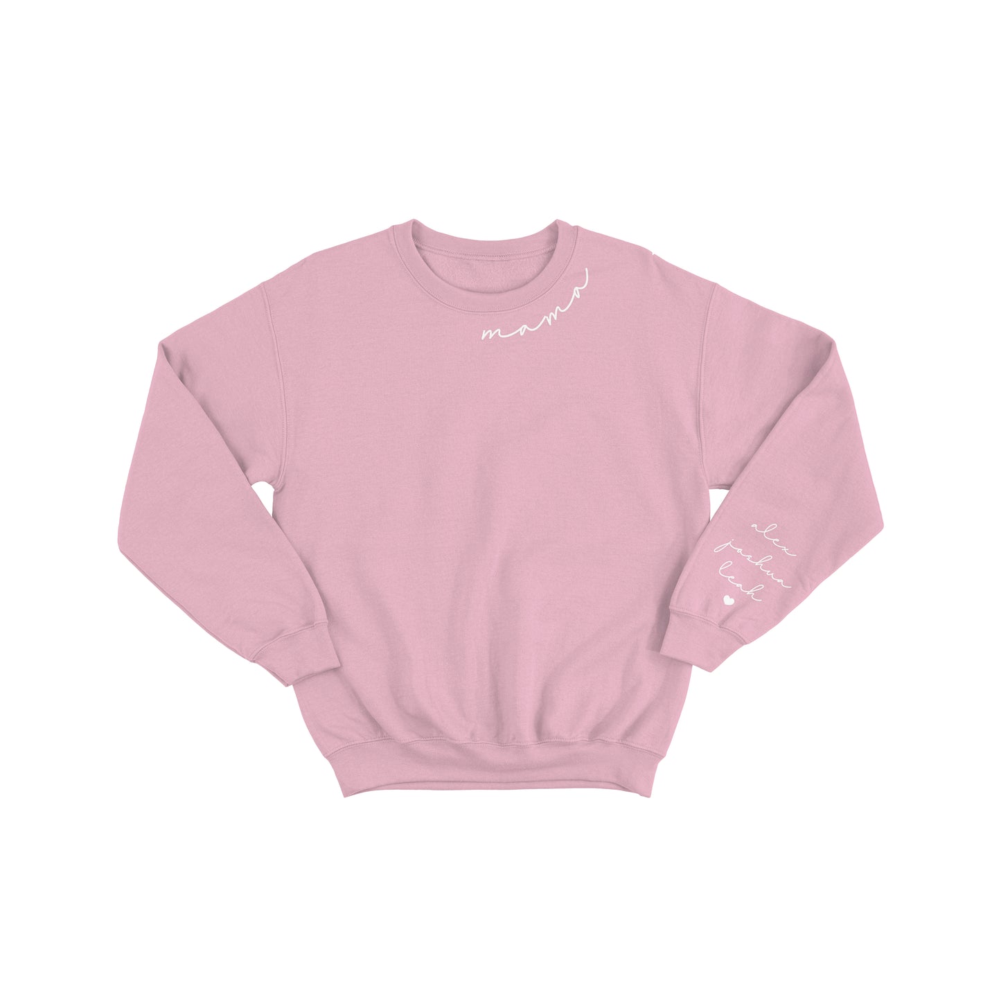 Mama Sweatshirt with Kids’ Names on Sleeve