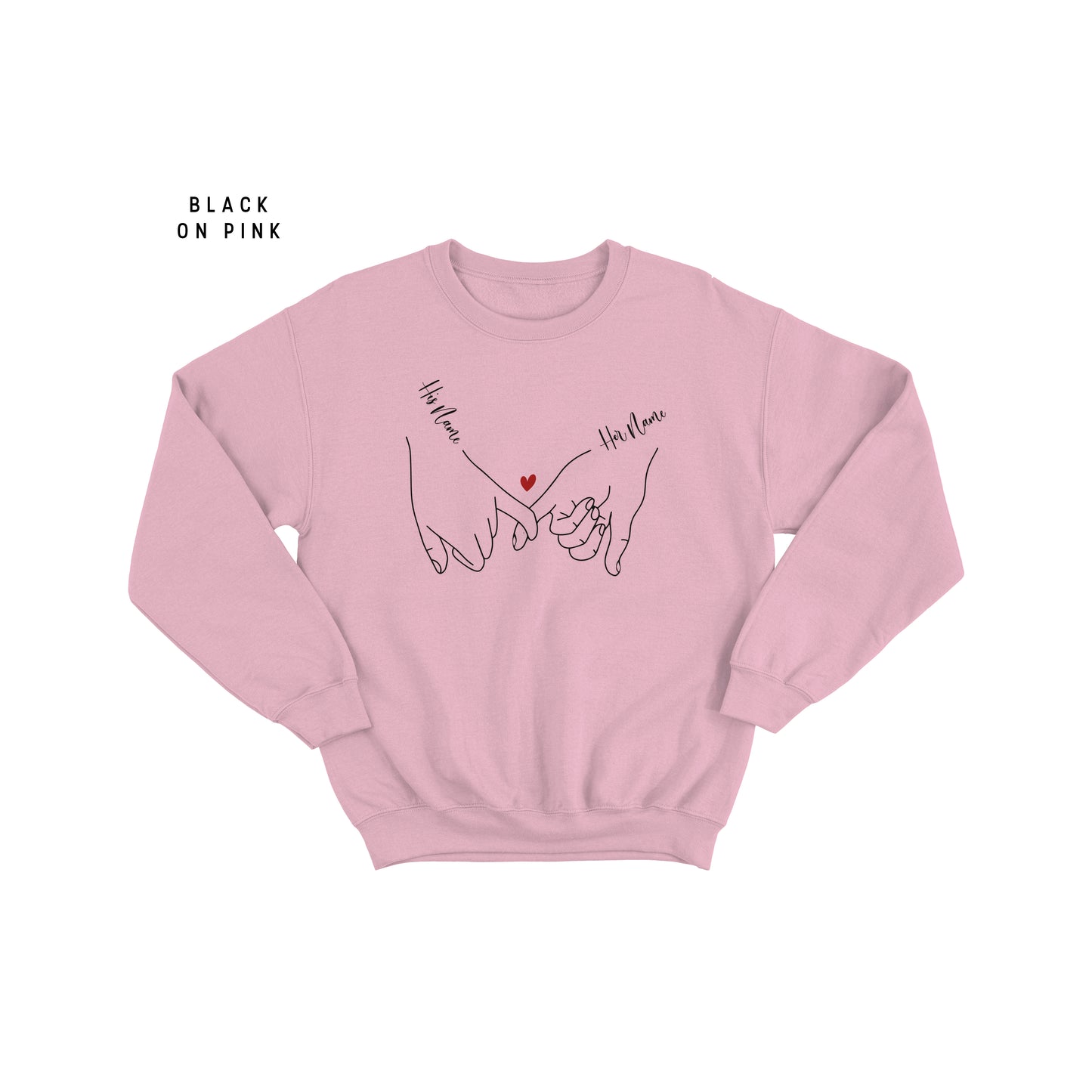 Personalised Valentine's Day Jumper - Romantic Love Pullover for Him and Her