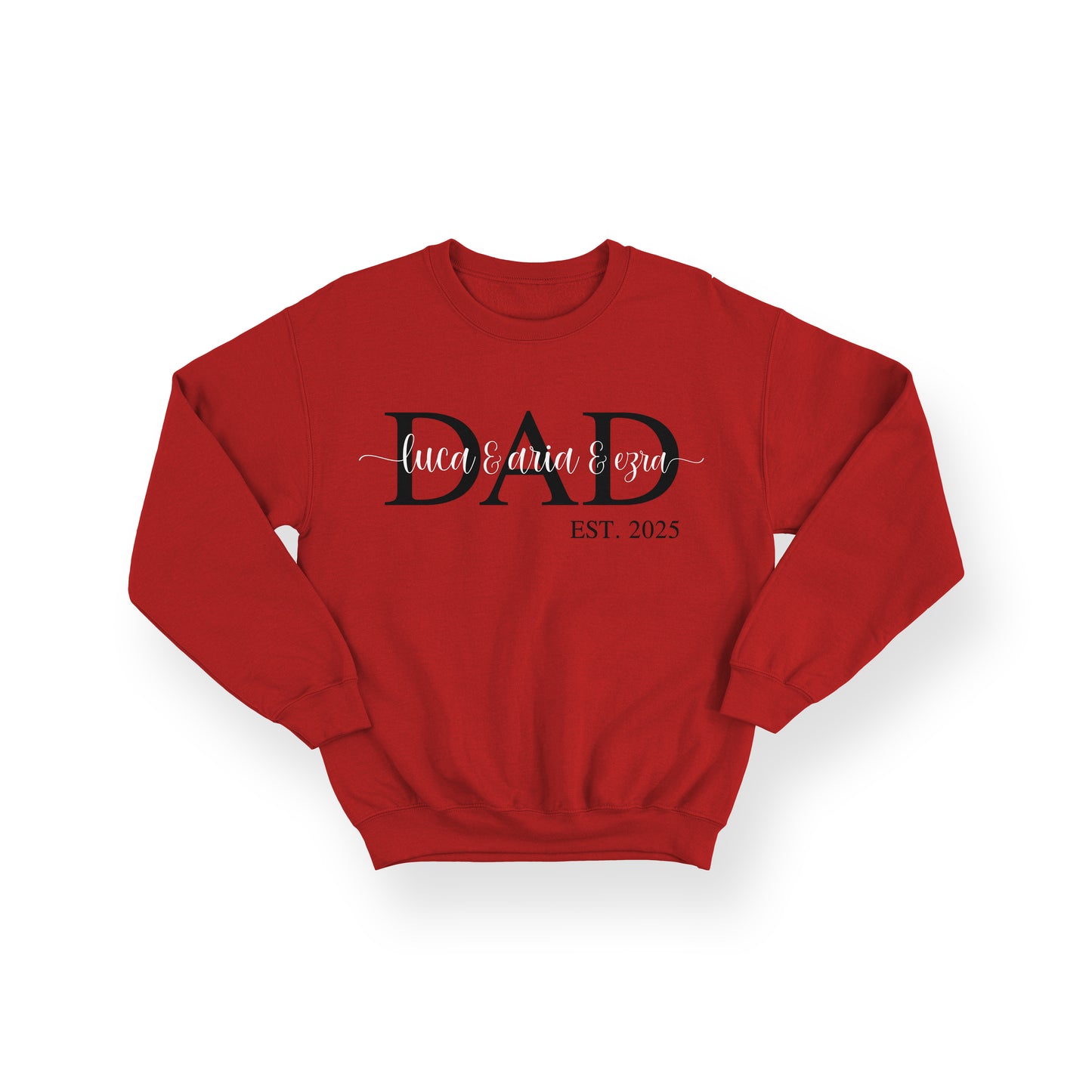 Personalised DAD EST. Sweatshirt – Established Dad Monogram