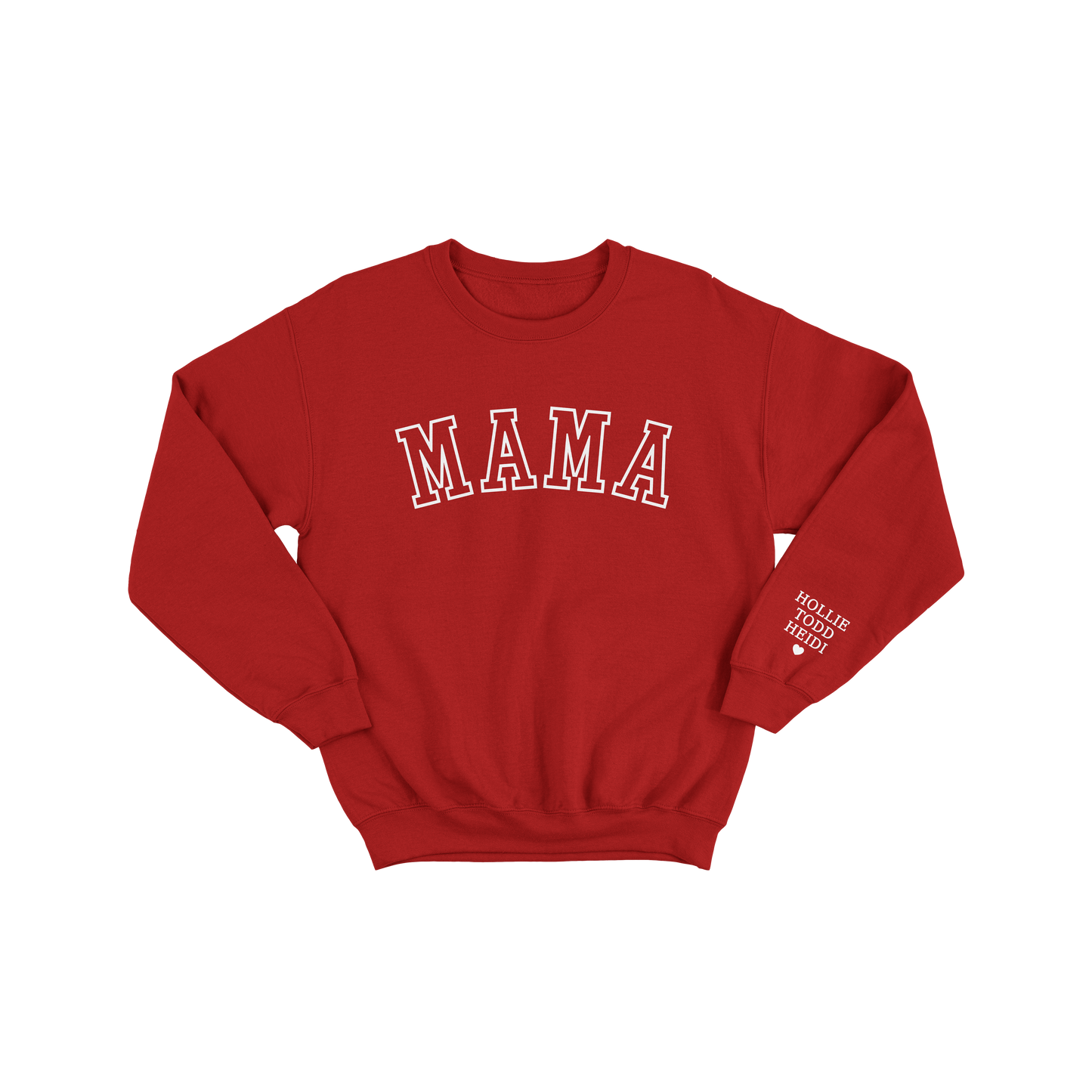 Old School Mama Jumper – Personalised Sleeve with Kids’ Names