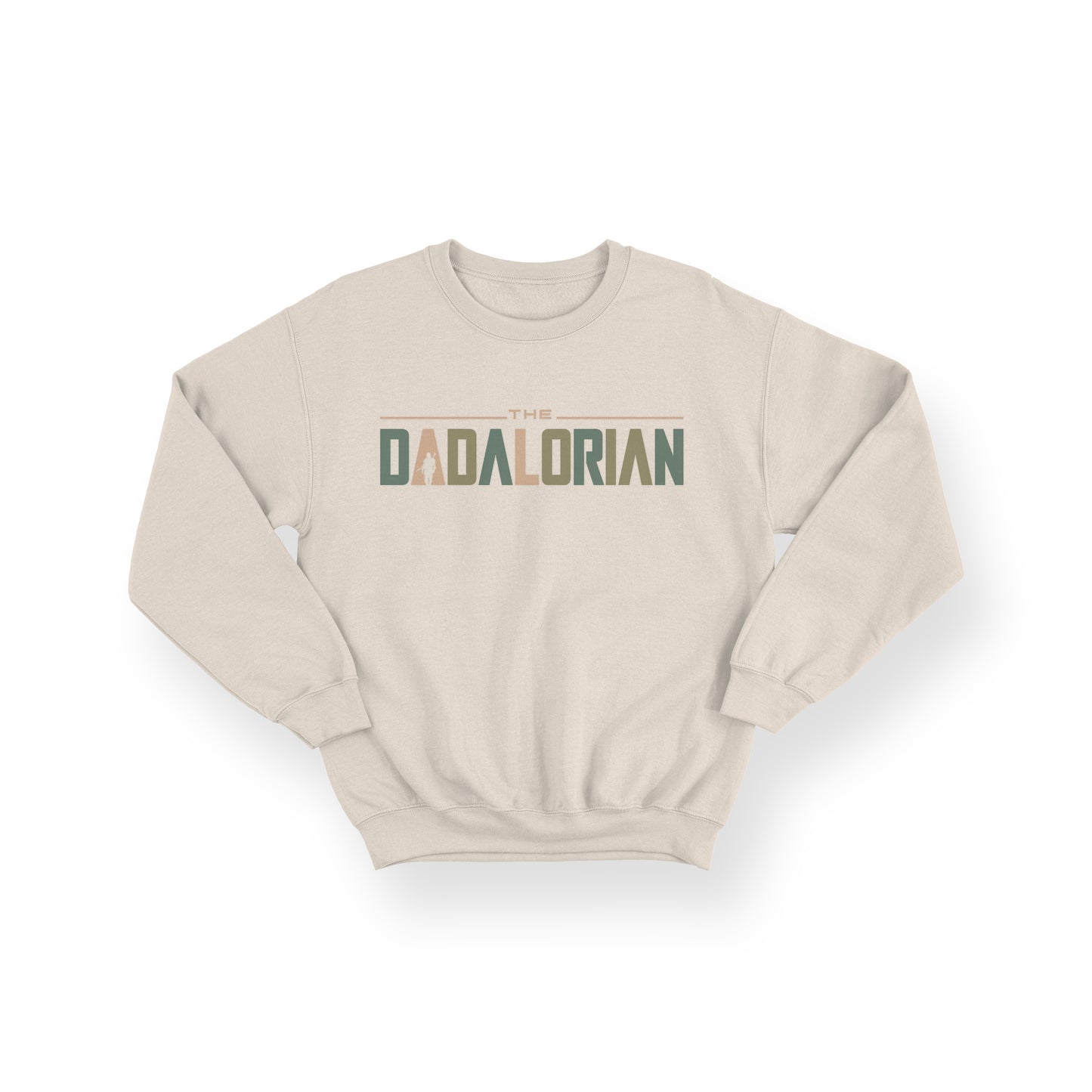 The Dadalorian Sweatshirt – Star Wars Inspired Dad Jumper – Mandalorian Style Pullover