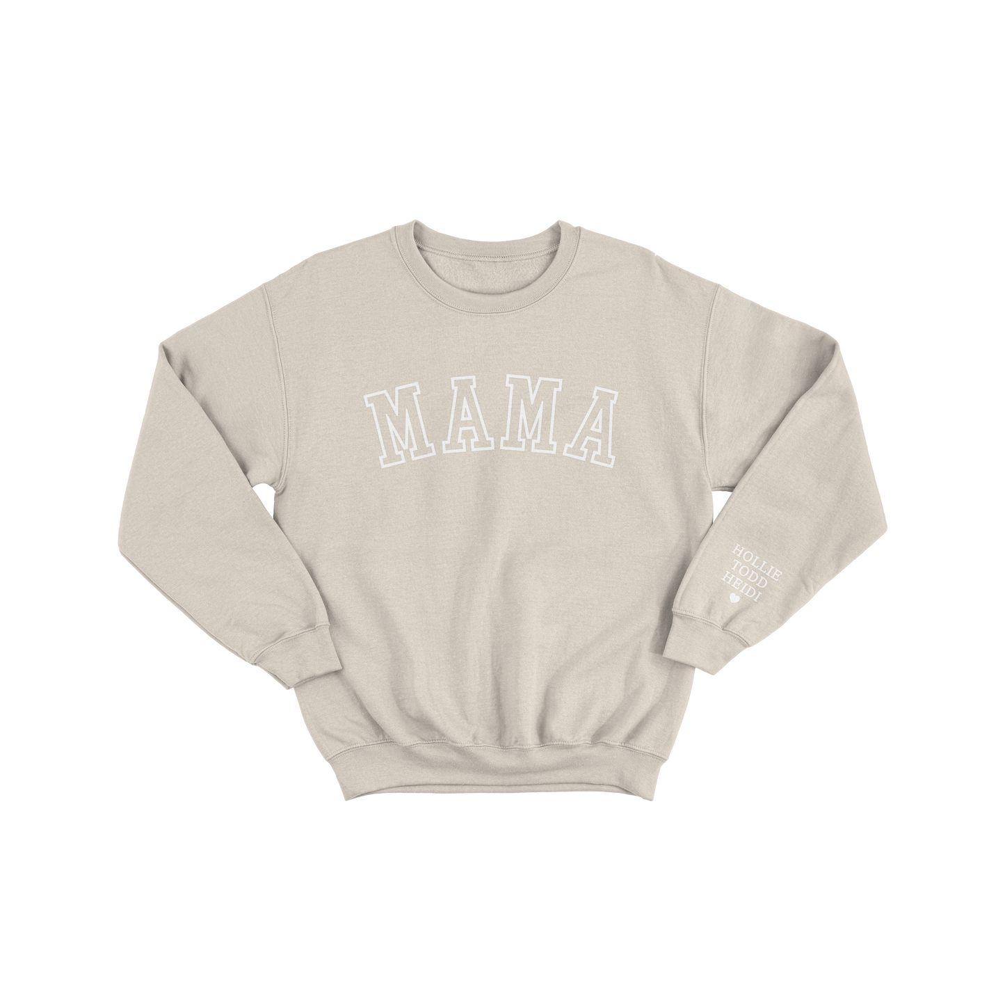 Old School Mama Jumper – Personalised Sleeve with Kids’ Names
