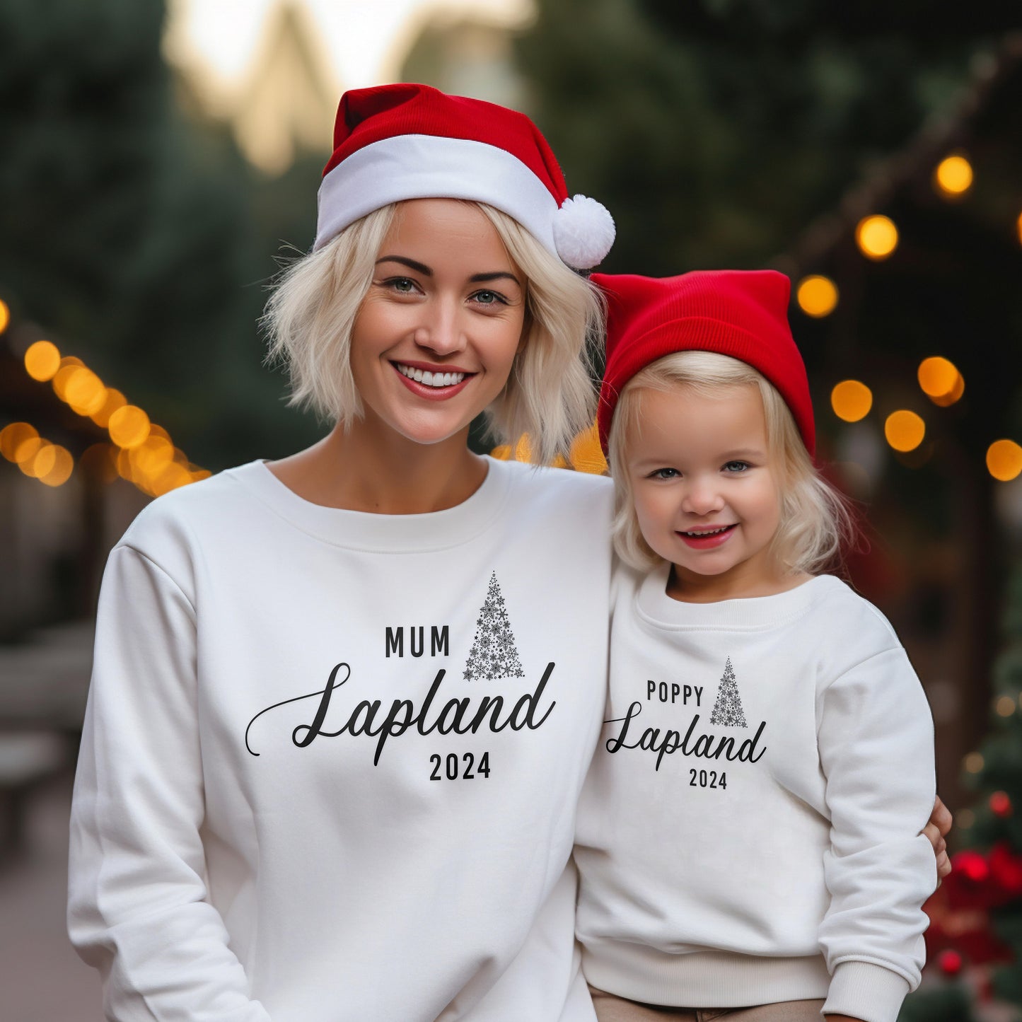 Personalised Lapland Adventure Sweatshirt – Matching Family Jumpers for Kids & Adults