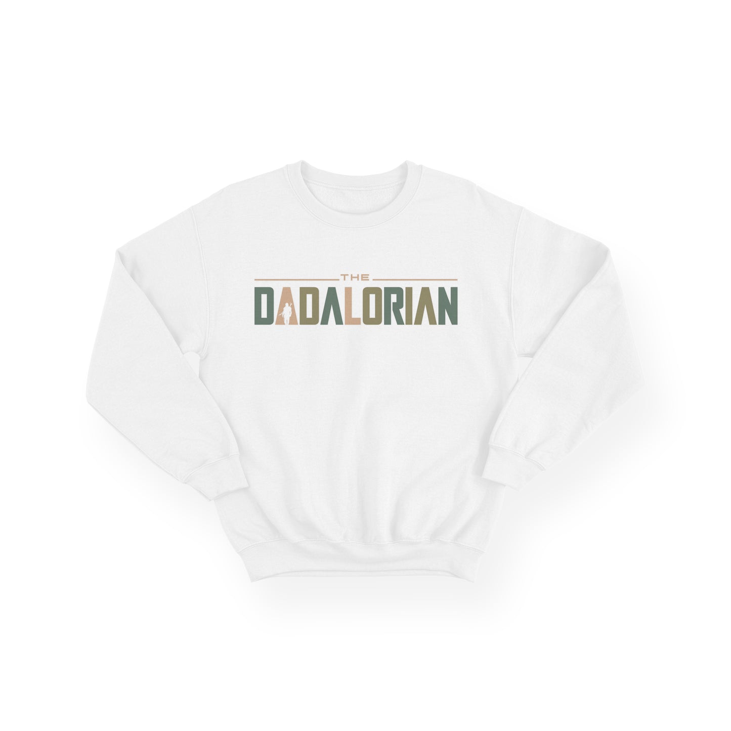 The Dadalorian Sweatshirt – Star Wars Inspired Dad Jumper – Mandalorian Style Pullover