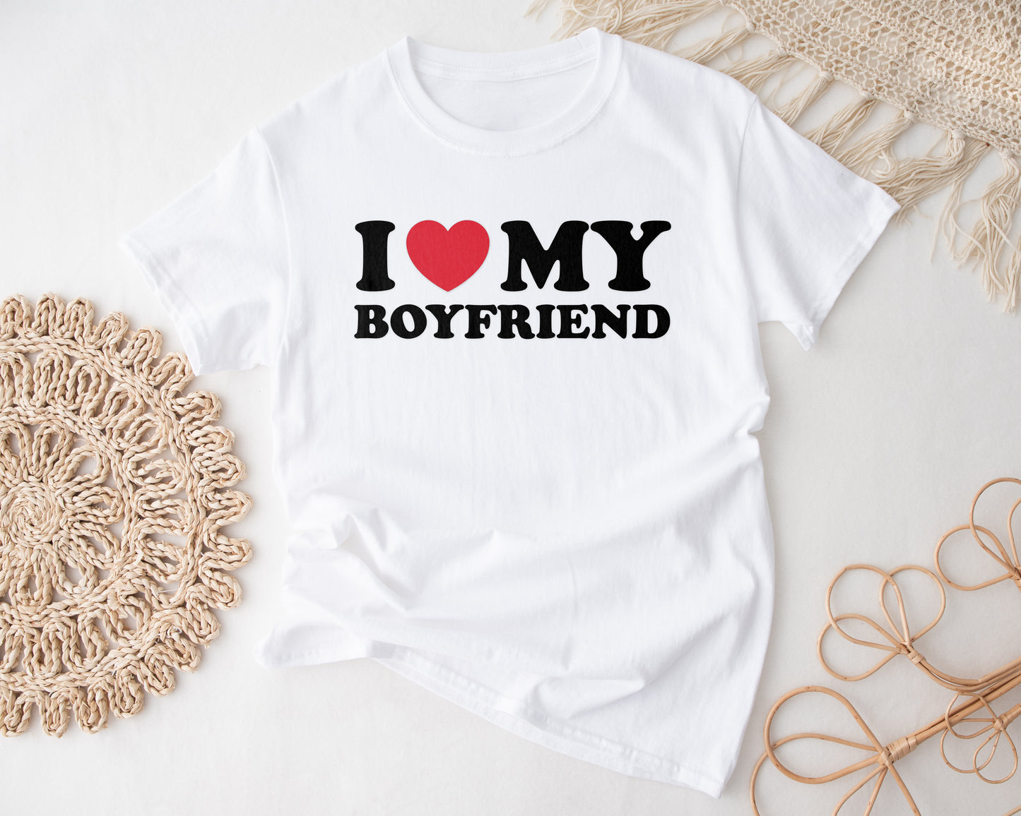 Personalised Couples Valentine’s Day T-Shirts - I Love My Husband/Wife Shirt