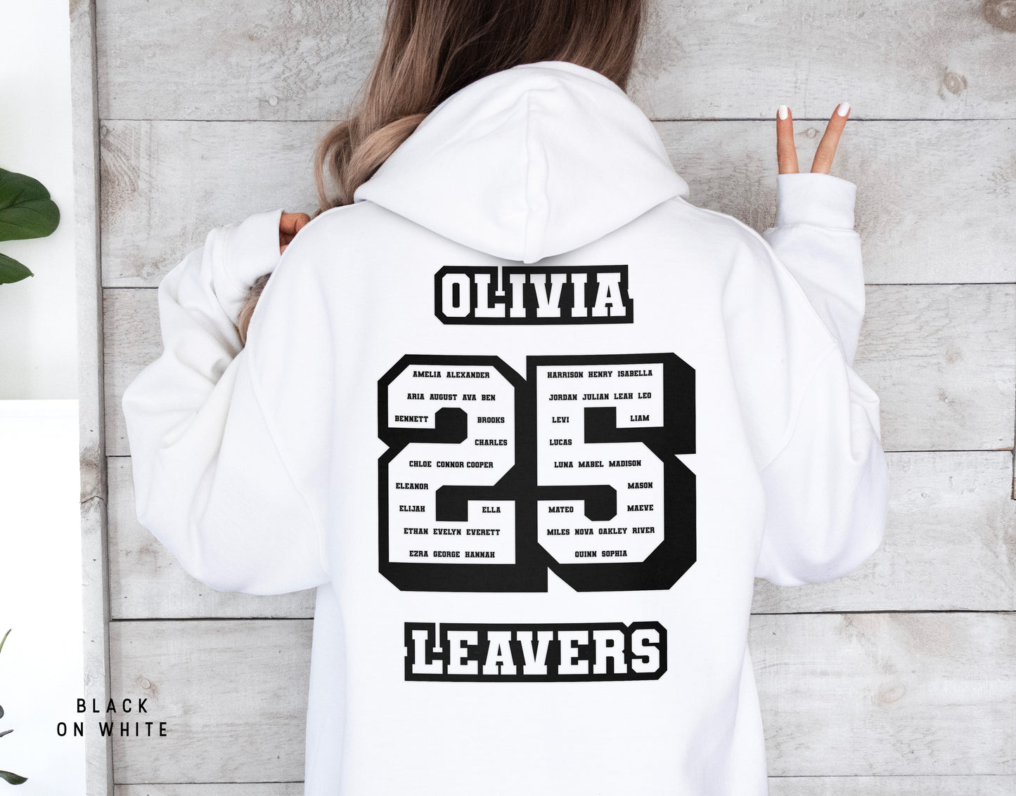 School Leavers Hoodie - Class Of 2025 Style 5
