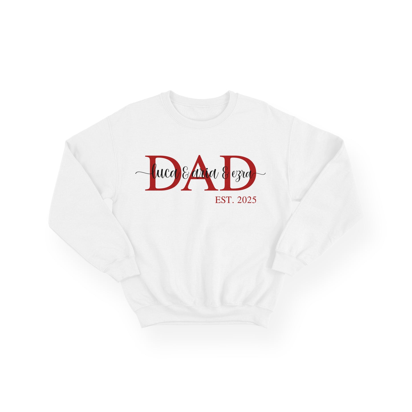 Personalised DAD EST. Sweatshirt – Established Dad Monogram