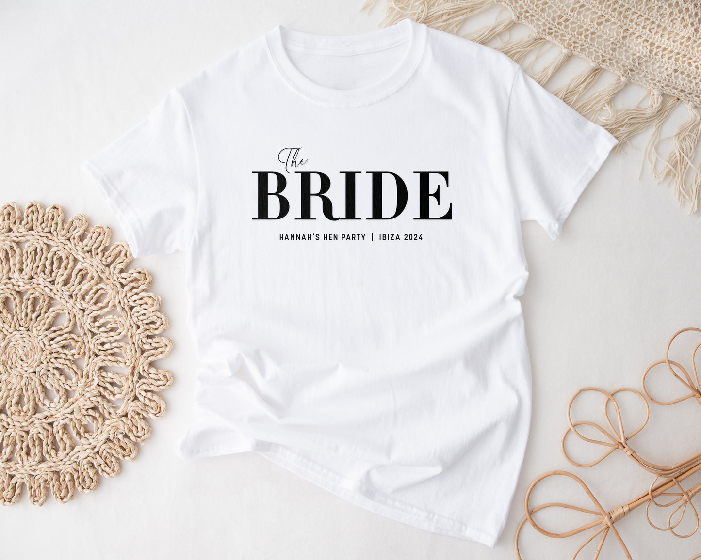 Personalised Hen Weekend T-shirts - Team Bride T-Shirts Tees