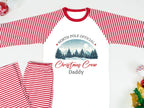 Personalised ‘North Pole Christmas Crew’ Family Pyjamas – Matching Candy Cane Stripe PJs for Mum, Dad, Kids & Baby