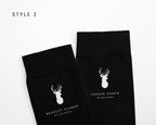 Luxury Personalised wedding socks -Custom Name for Groom, Best Man, Groomsman & Wedding Party Gift