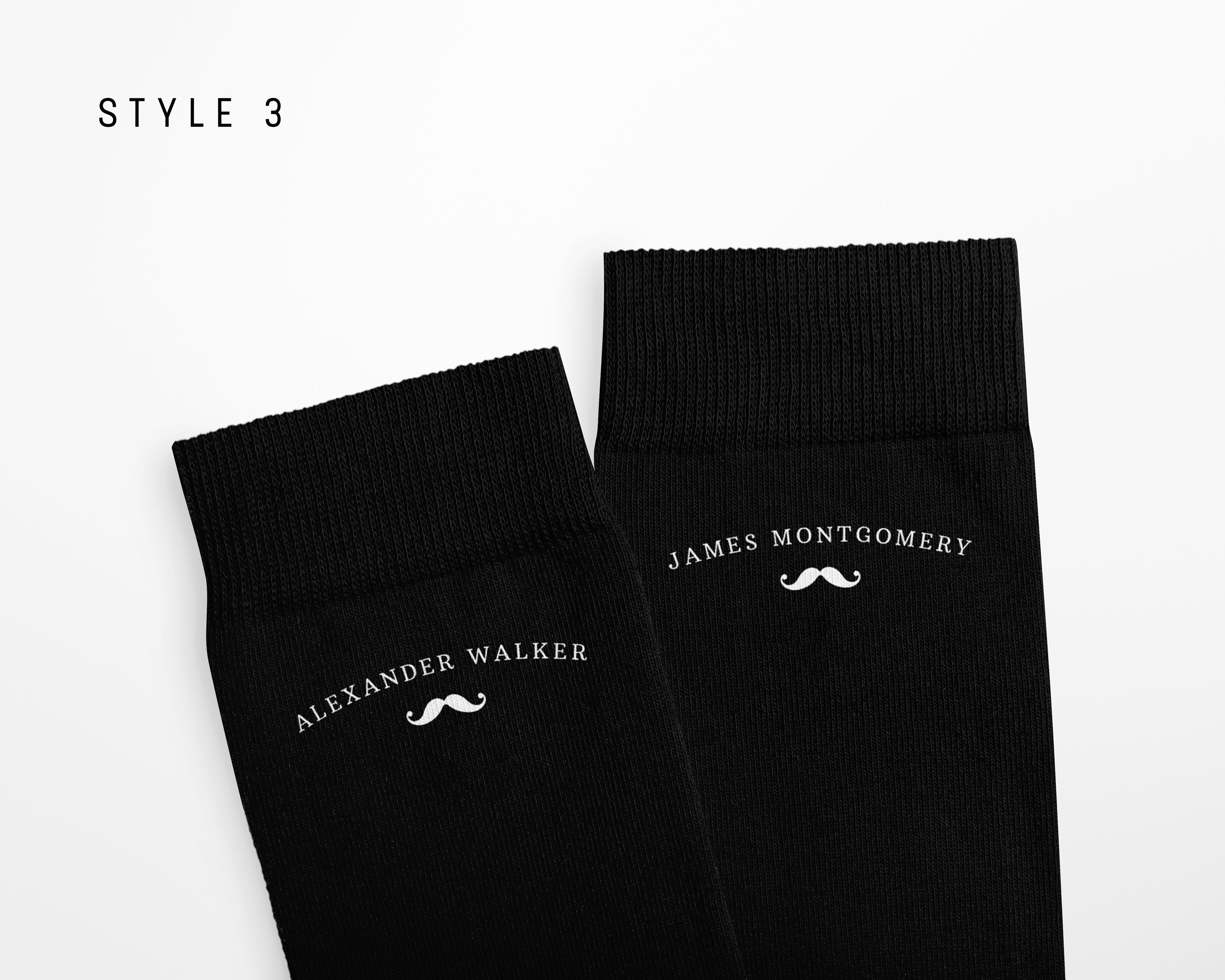Luxury Personalised wedding socks -Custom Name for Groom, Best Man, Groomsman & Wedding Party Gift