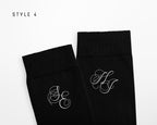 Luxury Personalised wedding socks -Custom Name for Groom, Best Man, Groomsman & Wedding Party Gift