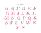Personalised Baby Outfit with Rabbit & Initial – Pink or Blue Sleepsuit, Vest or Babygrow – New Baby Gift