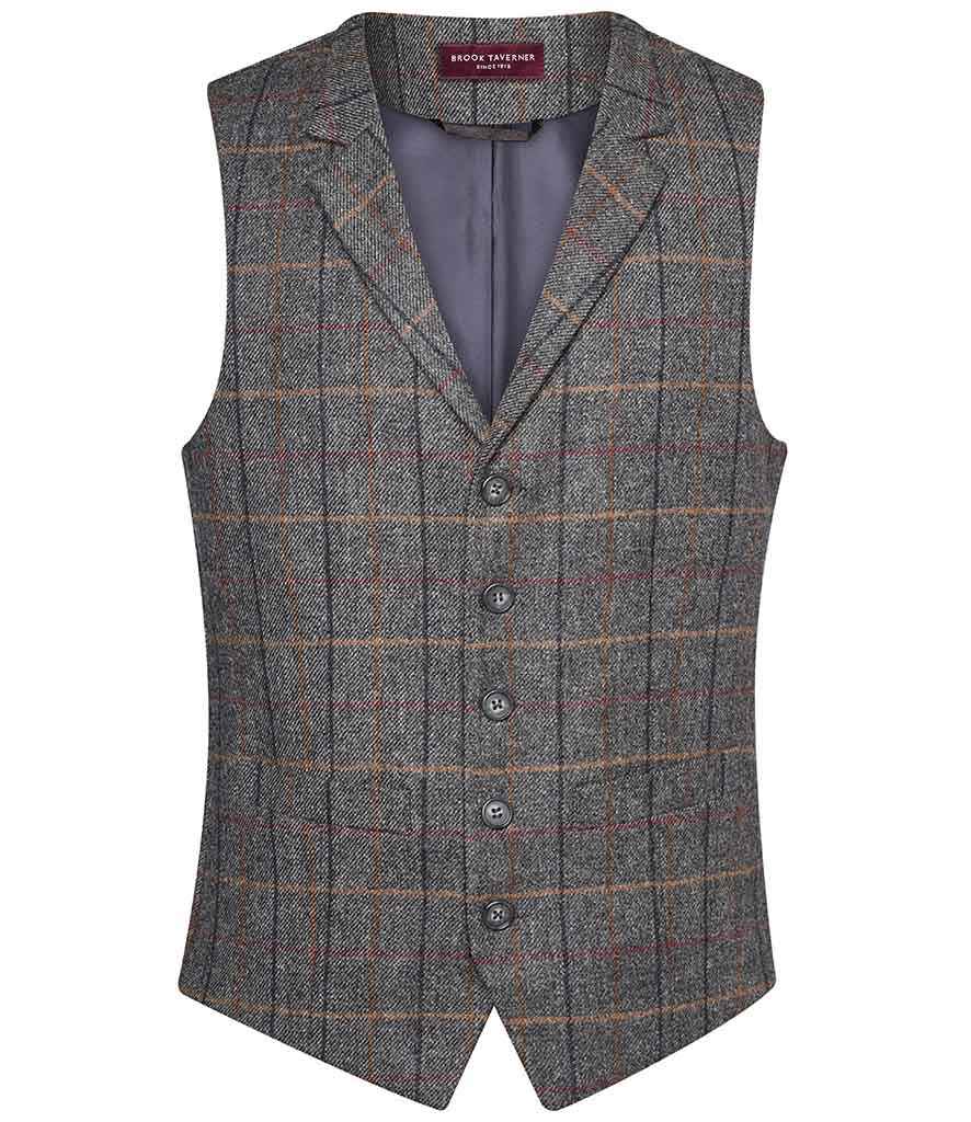 BK520 grey brown check Front