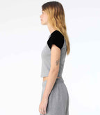 BL1201 Athletic Heather/Black Model