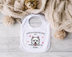 Personalised ‘Protected by Dog’ Baby Grow – Custom Dog Name & Breed
