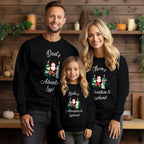 Personalised Family Lapland Sweaters – Matching Santa Trip Jumpers for Kids & Adults
