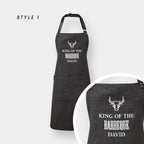 Personalised Unisex Apron – Custom Text Vintage Style Cooking Gift