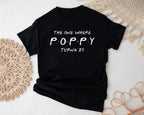 Personalised Friends Style Birthday T-Shirt – “The One Where… Turns…” Custom Name & Age Tee – 18th, 21st, 30th, 40th, 50th Gift