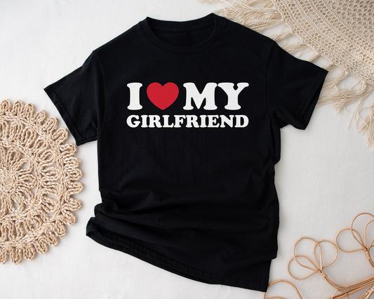 Personalised Couples Valentine’s Day T-Shirts - I Love My Husband/Wife Shirt