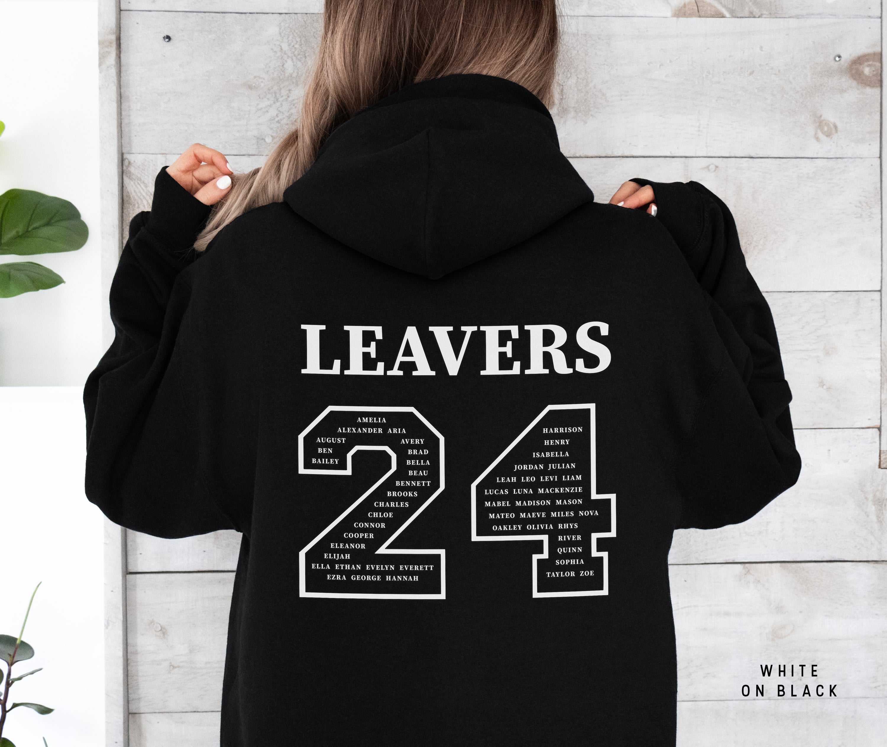 Black leavers hoodie best sale