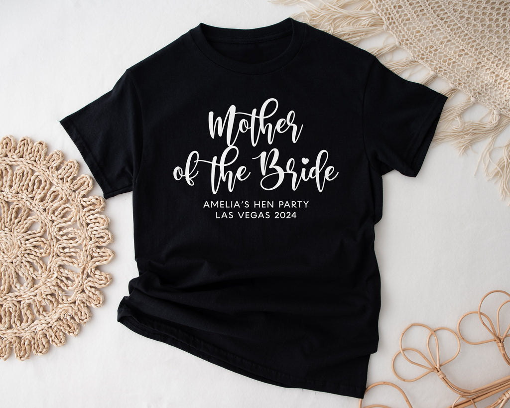 Personalised Hen Party T-Shirts – Team Bride & Bride Squad Custom Tops