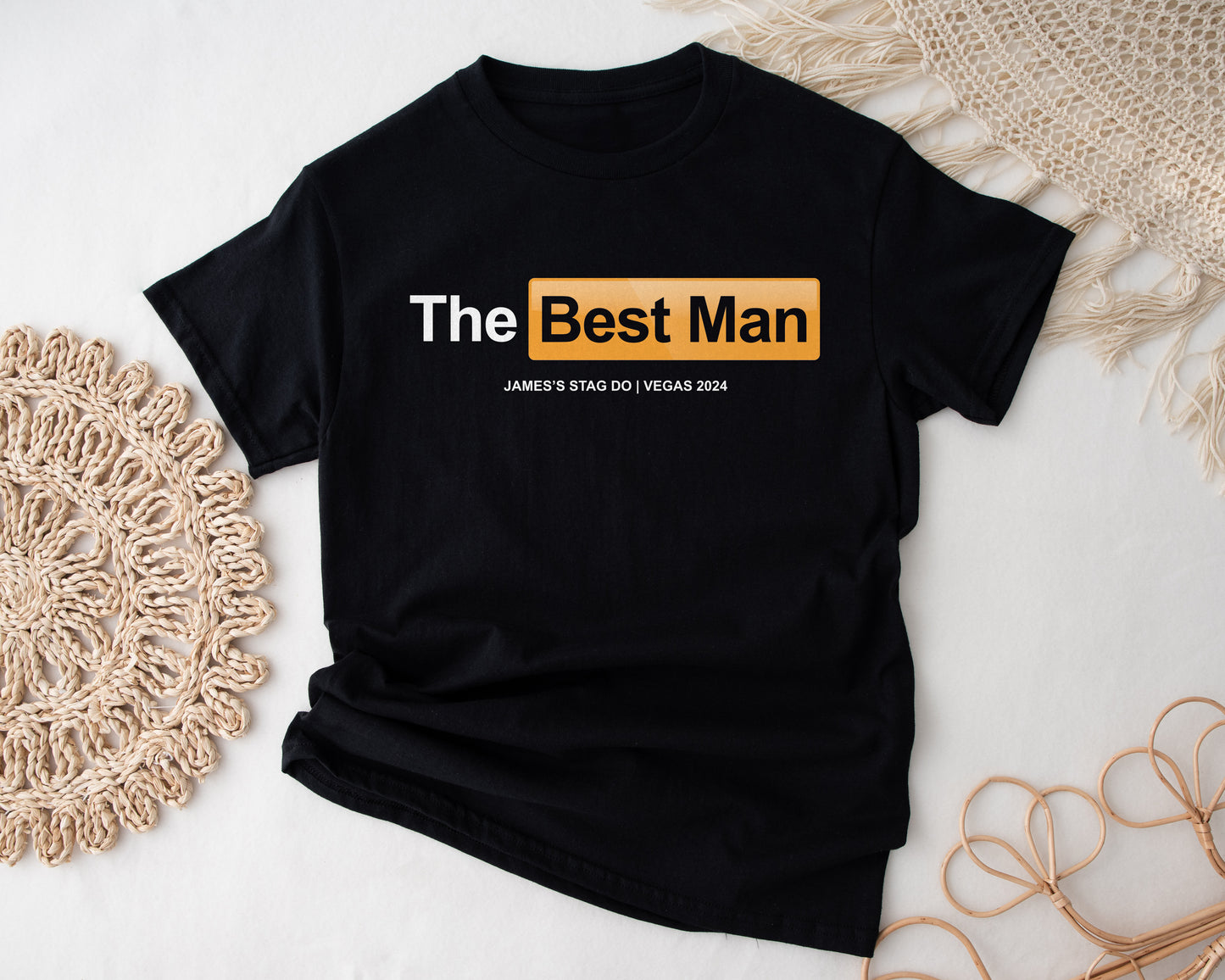 Personalised Stag Do T-Shirt  - Role T-Shirts | Groom, Best Man, Wedding Crew