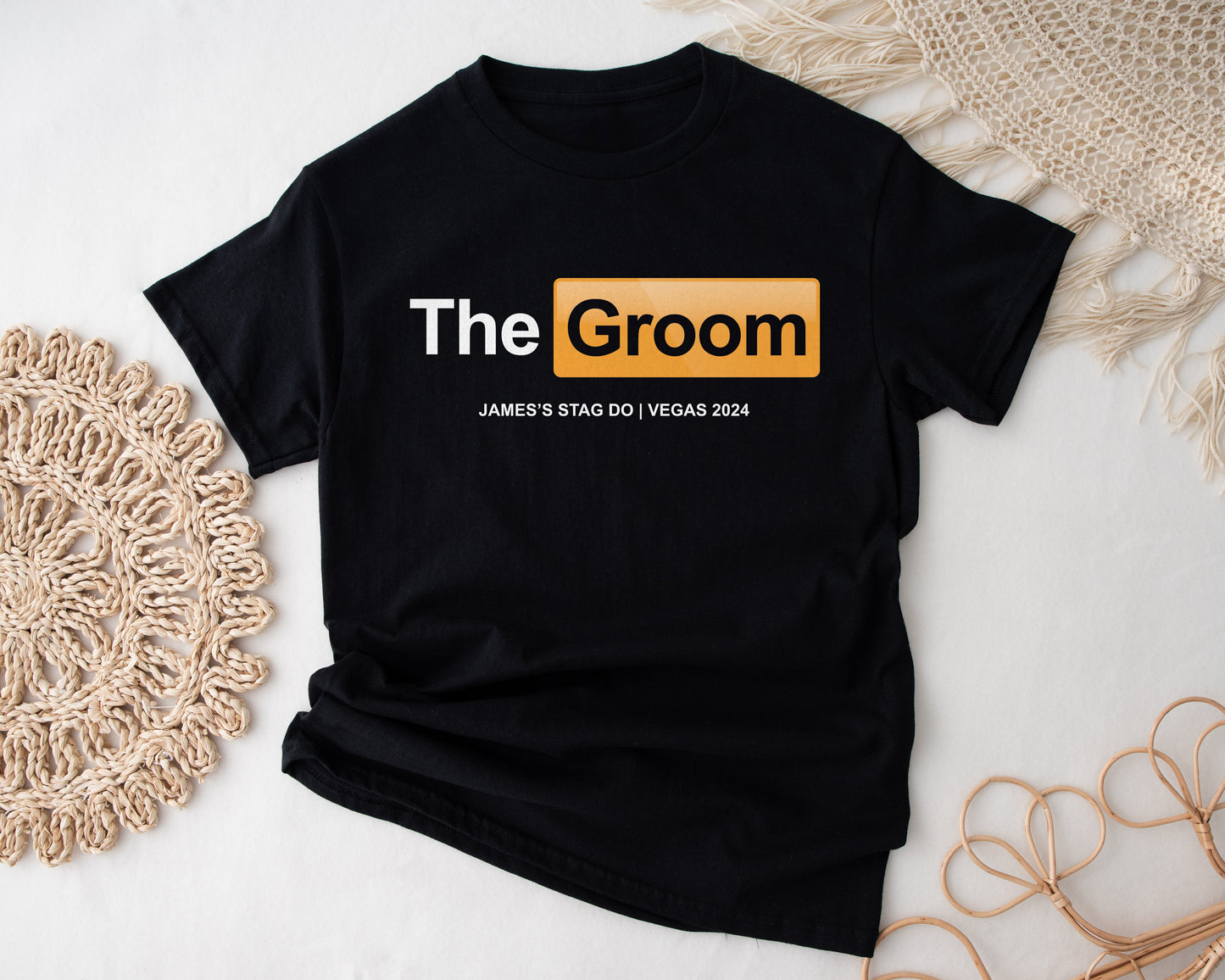 Personalised Stag Do T-Shirt  - Role T-Shirts | Groom, Best Man, Wedding Crew