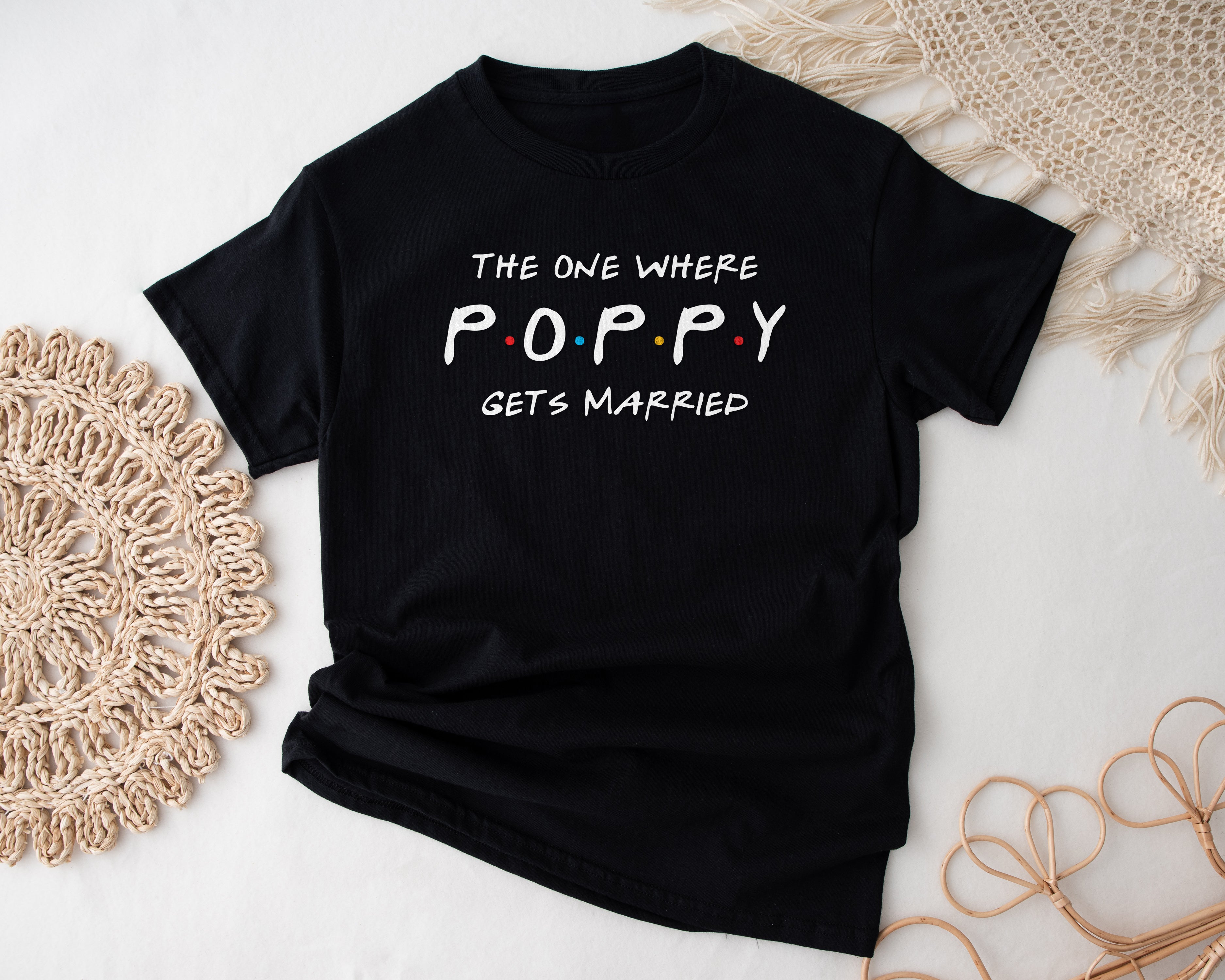 Personalised Friends Hen Party T-Shirts – "The One Where" Bride & Team Bride Tops