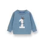 Personalised Birthday Name & Age Kids Sweatshirt – Custom Jumper for Baby, Toddler & Child