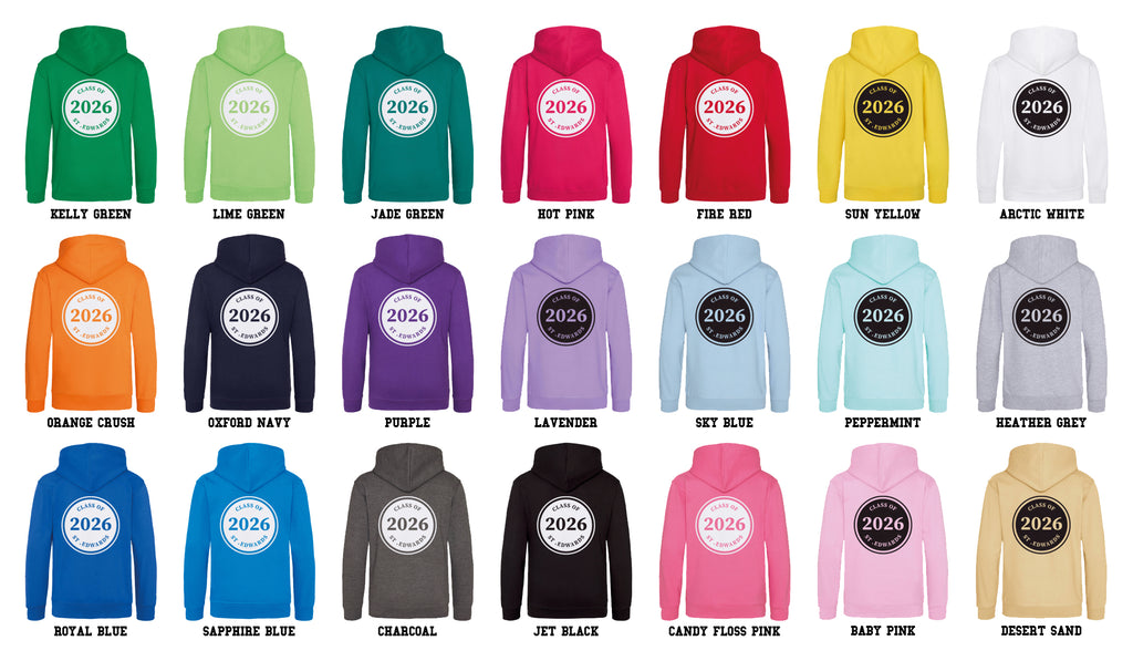 School Leavers 2026 Hoodie - Class Of 2026 Style 2