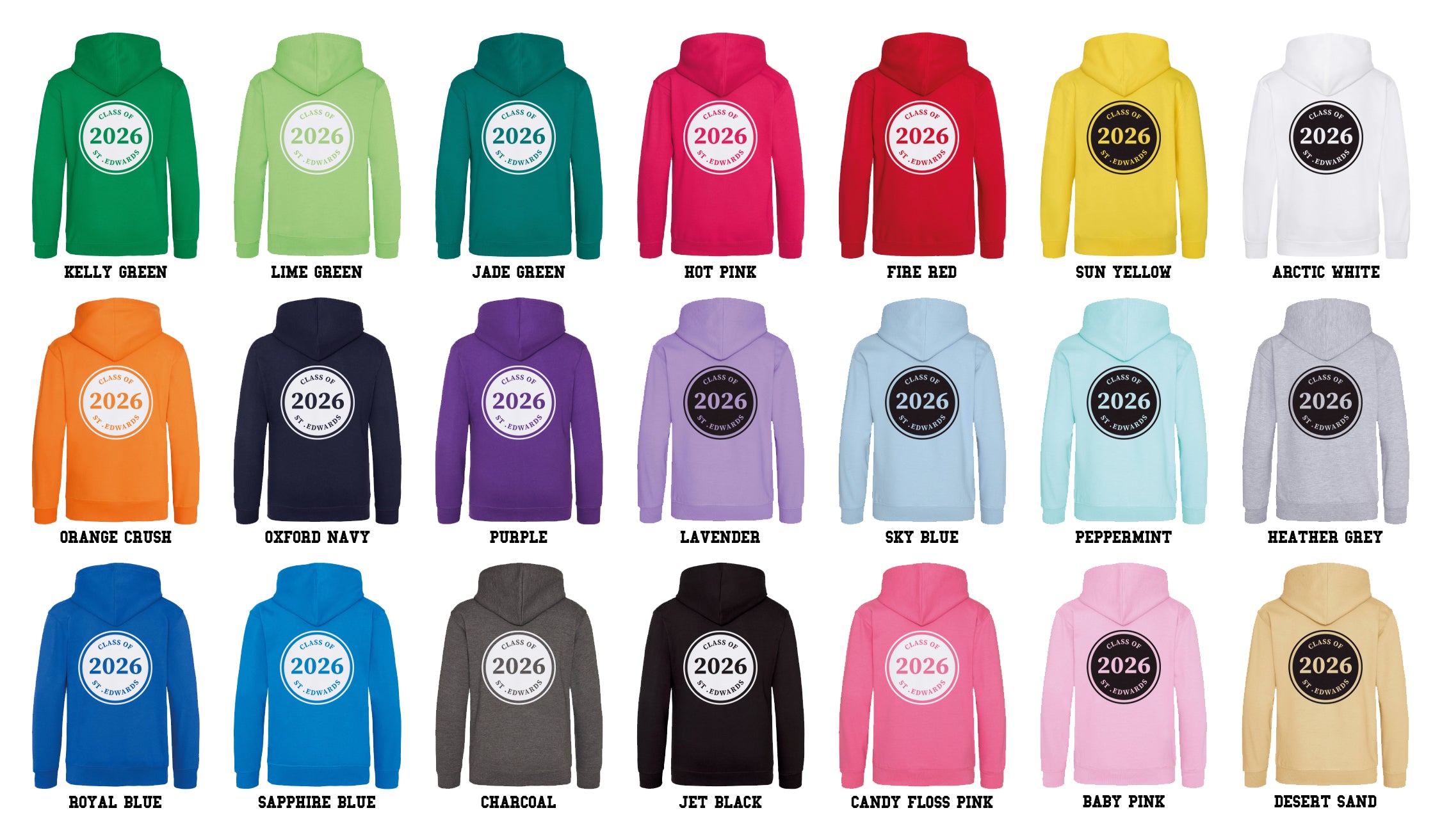 School Leavers 2026 Hoodie - Class Of 2026 Style 2