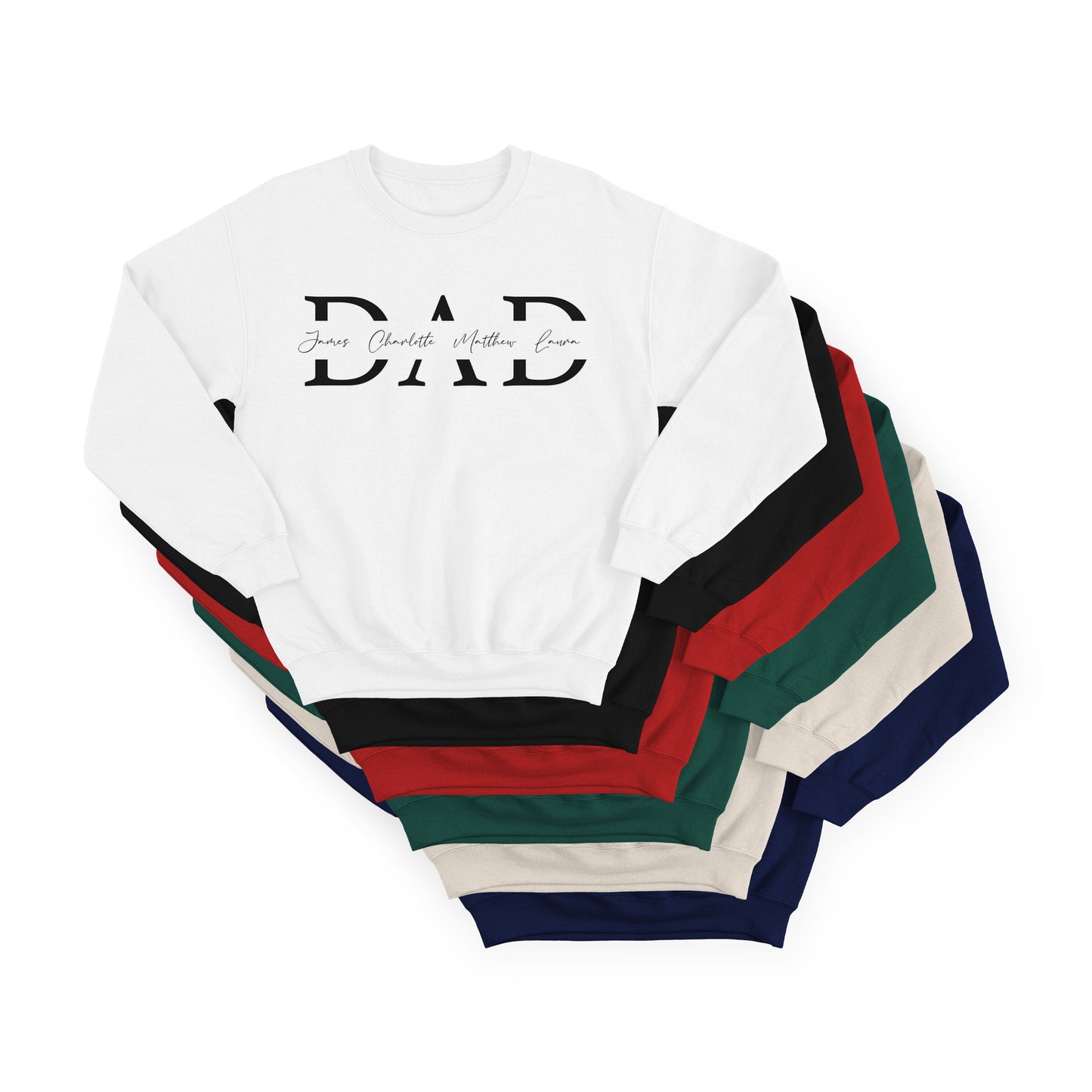 Personalised DAD Monogram Sweatshirt
