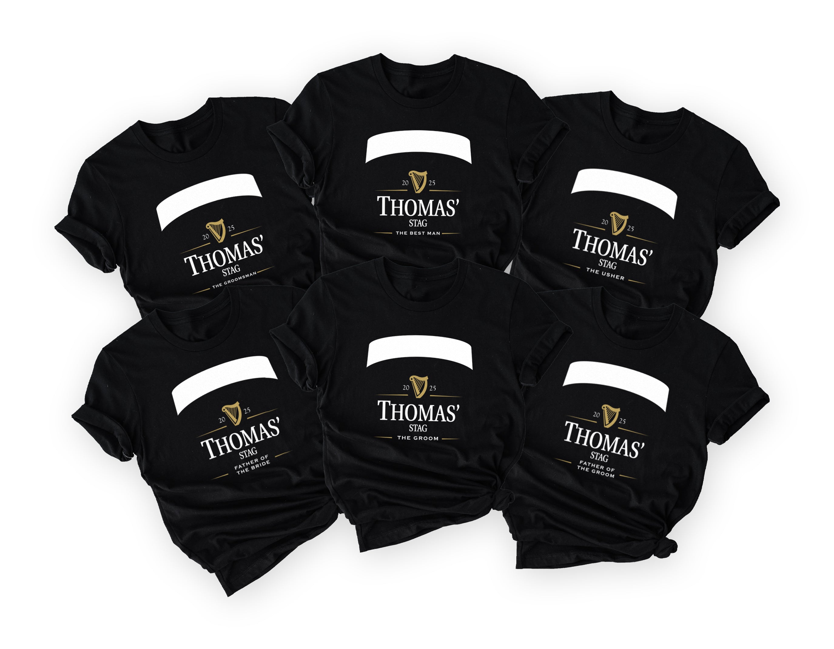 Personalised Stag Do T-Shirt  - stag weekend Party Beer theme