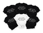 Personalised Friends Hen Party T-Shirts – "The One Where" Bride & Team Bride Tops