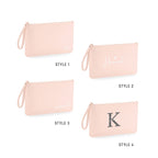 Personalised Clutch Bag – Custom Bridesmaid or Maid of Honour Gift | Monogram Pouch with Name or Initial