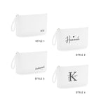 Personalised Clutch Bag – Custom Bridesmaid or Maid of Honour Gift | Monogram Pouch with Name or Initial
