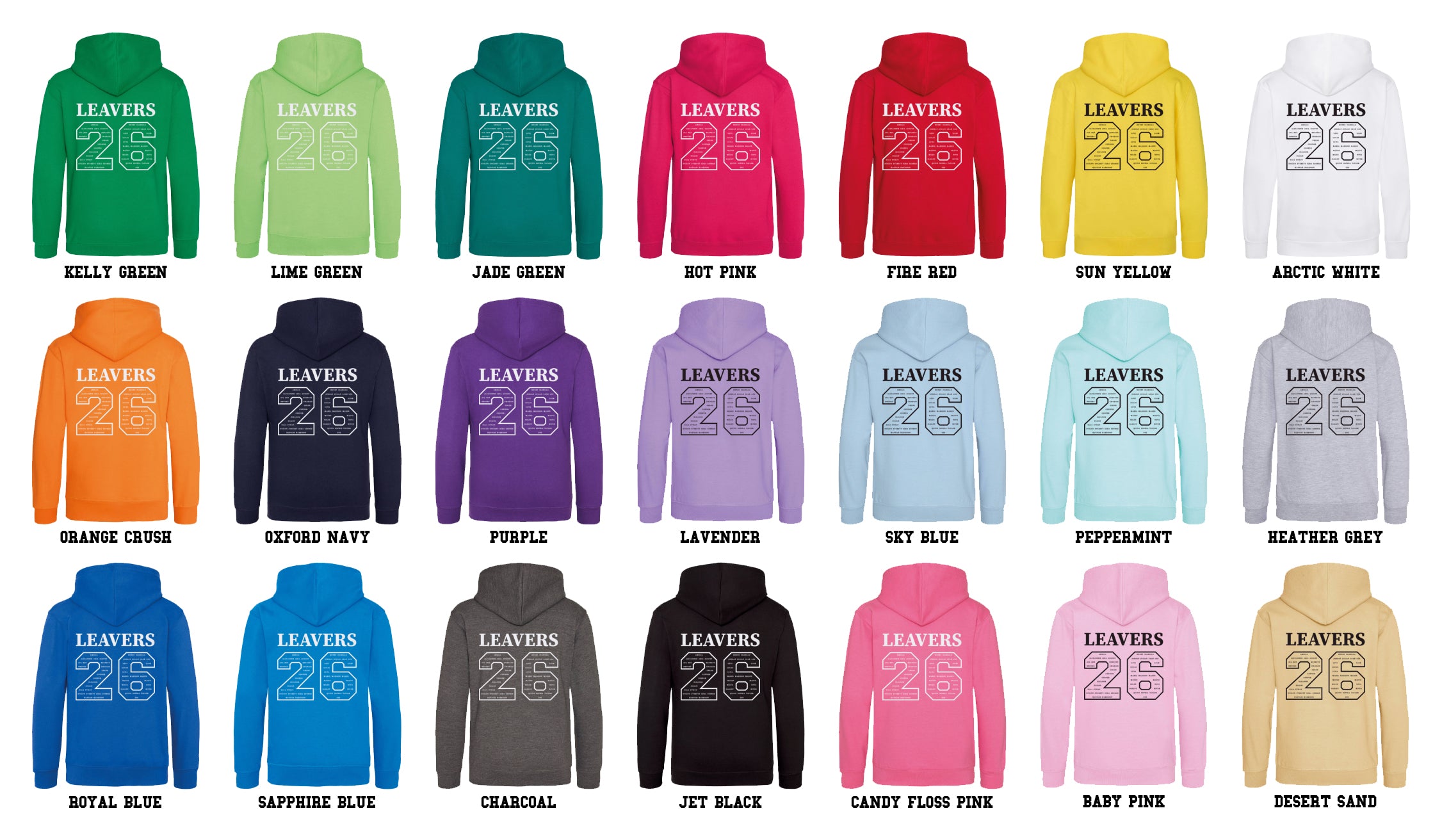 School Leavers Hoodie - Leavers 2026 Style 4