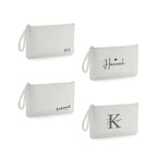 Personalised Clutch Bag – Custom Bridesmaid or Maid of Honour Gift | Monogram Pouch with Name or Initial