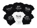 Customised Bridal Party T-Shirts –Matching Bride Squad Tee