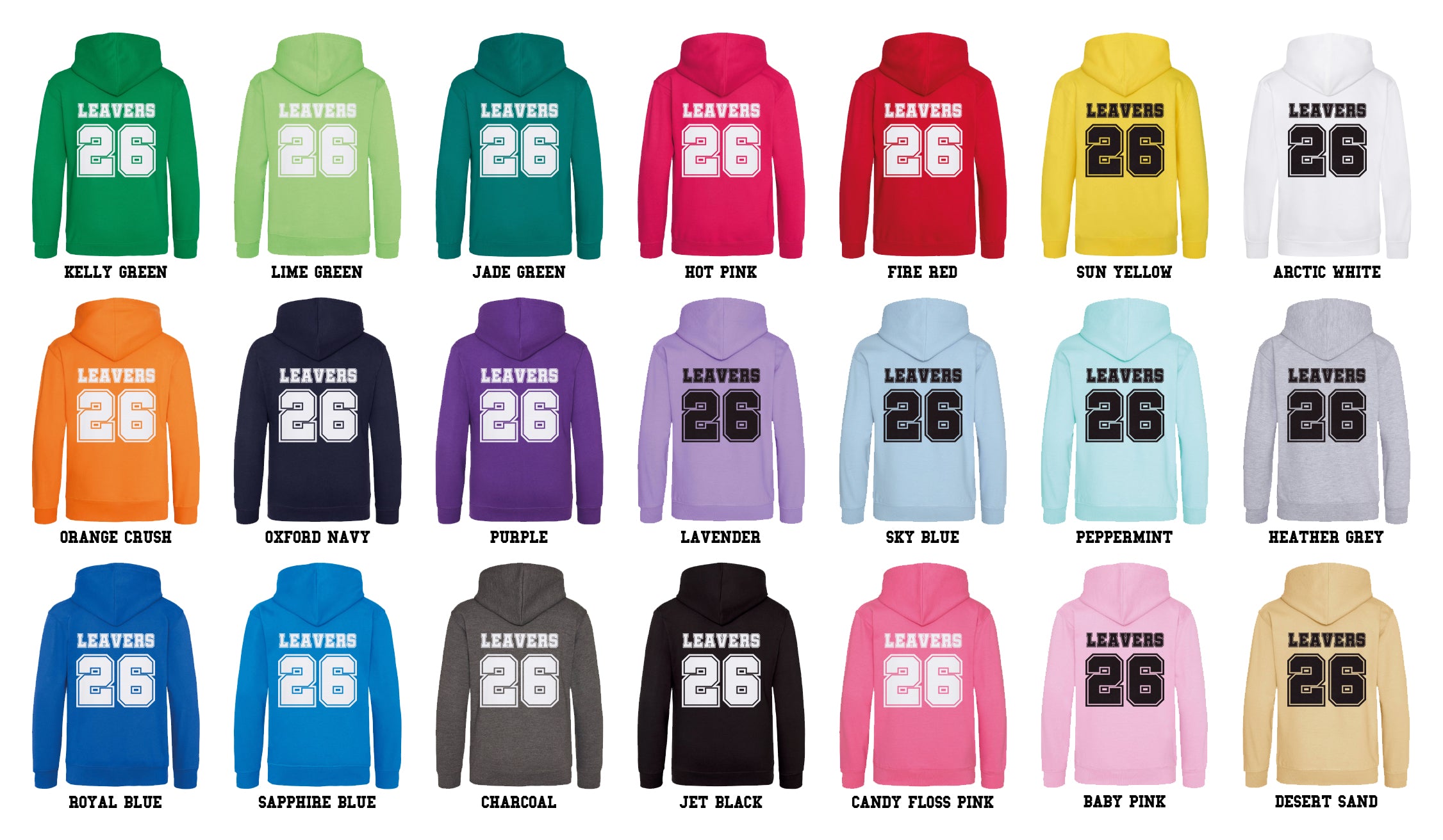 School Leavers 2026 Hoodie - Leavers 2026 Style 6